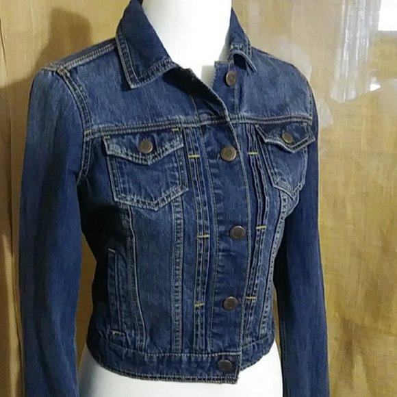 Aeropostale Brand Classic Women's Denim Jean Jacket Coat EUC Size Medium - Picture 2 of 16